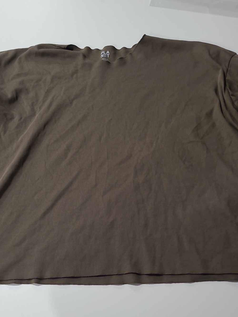 Planet Crewneck Short Sleeve Tee in Olive Green - Women's